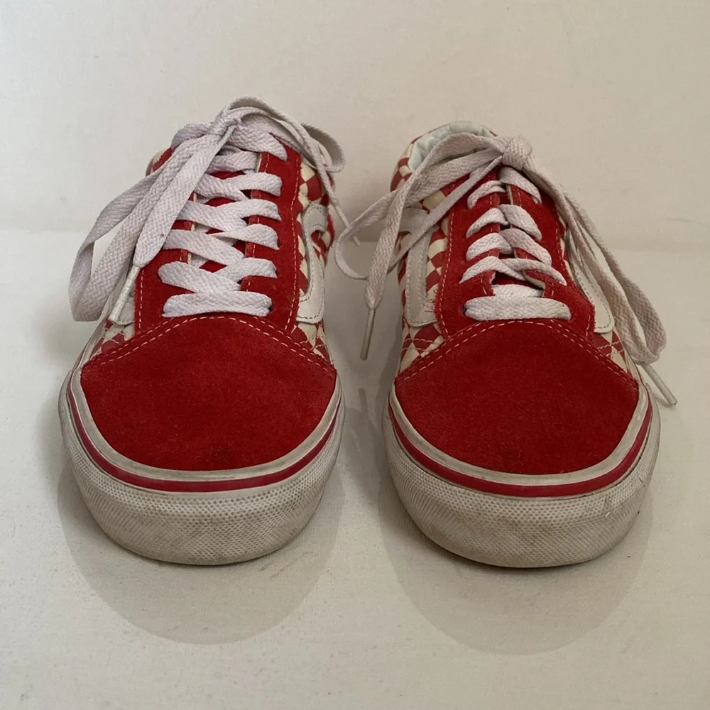 Youth Vans Old Skool Checkerboard sneakers size 3.5 - Picture 3 of 16
